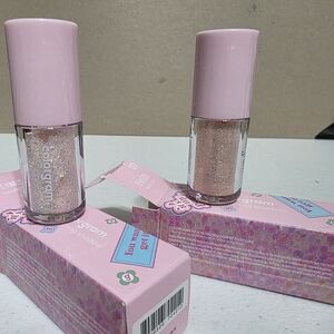 Double Eye Shadow - Shimmering Pink and Gold